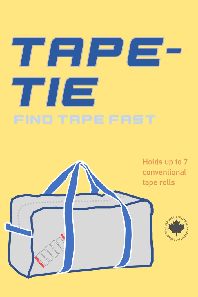 schematic showing tape-tie product